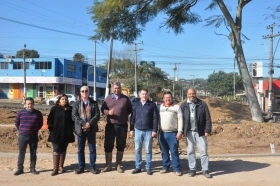 Visita à obra na município de Guaíba